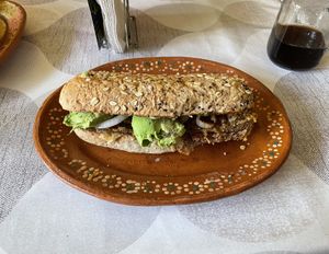 Vegan Sub Milanesa  at 100% Vegana Taqueria in Puerto Vallarta