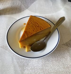 Vegan flan  at 100% Vegana Taqueria in Puerto Vallarta