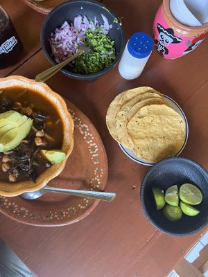 Menudo - Sunday special   at 100% Vegana Taqueria in Puerto Vallarta