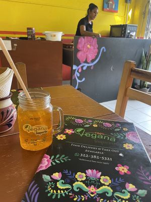   at 100% Vegana Taqueria in Puerto Vallarta