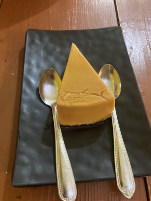 Guava cheesecake  at 100% Vegana Taqueria in Puerto Vallarta