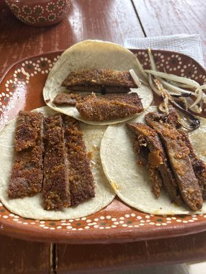 La mejor milanesa no de animal que he probado   at 100% Vegana Taqueria in Puerto Vallarta