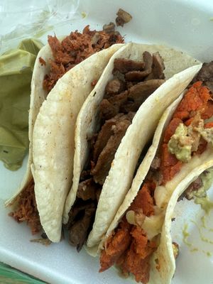 Photo is not too pretty & does not do the taste justice, but it was amaaaazing  at 100% Vegana Taqueria in Puerto Vallarta