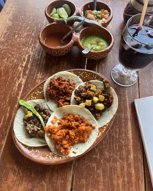   at 100% Vegana Taqueria in Puerto Vallarta