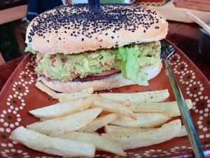 La malinche at 100% Vegana Taqueria in Puerto Vallarta