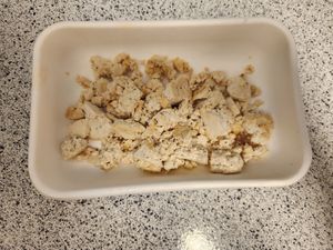 Tofu (severely underseasoned) at Snooze in Addison