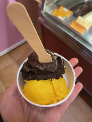 Mango & Dark Chocolate  at Il Glaciale in Berlin