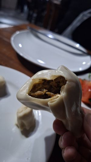 mushroom khinkali at El-Depo in Kutaisi