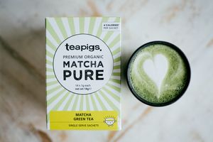 Matcha Latte at Shiva Cafe in Newquay