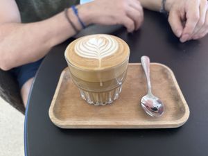 Oat latte  at ANNIE Sweetery & Eatery in Koh Samui