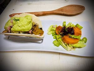 Mexican tacos at Terralab in La Cabrera