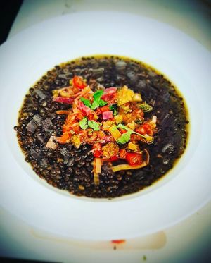 Lentils at Terralab in La Cabrera