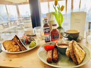 Fab Tasty Vegan Breakfast! 😋🌟  at The Lyme Bay Cafe and Bar in Lyme Regis