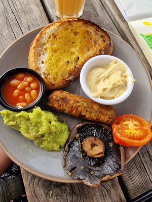 Kids brekkie at The Lyme Bay Cafe and Bar in Lyme Regis