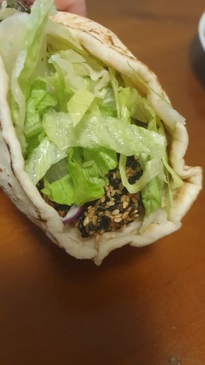 Falafel wrap at Cafe Istanbul in Bendigo