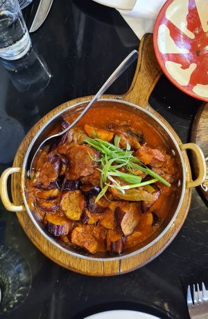 Eggplant moussaka. at Yasmin Syrian in Langkawi