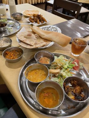 Dinner buffet at Govinda's - Edogawa-ku in Tokyo