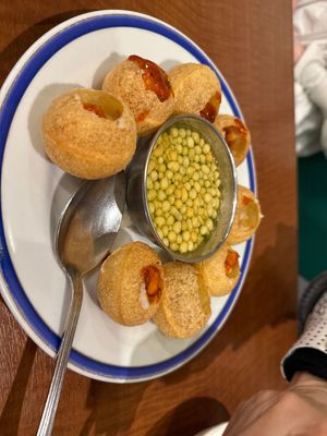 Pani Puri  at Govinda's - Edogawa-ku in Tokyo