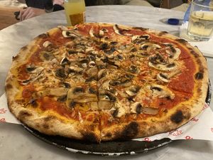Funghi Pizza  at Pizarro in Antwerpen