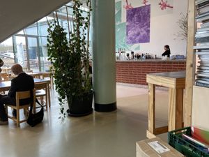 Inside  at Het Nieuwe Cafe in Rotterdam