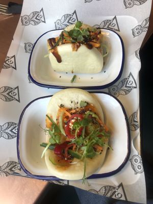2 bao buns  at The Owl in Hartlepool
