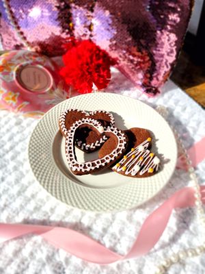 Chocolate Butter Cookie Hearts at Plant Baked in Vineland