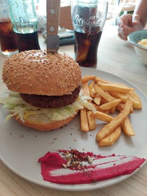Veggissima burger at ECO DEL MAR in Blanes
