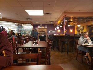 Inside at The Peace Tree Juice Cafe in Moab