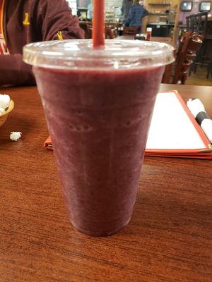 Desert nectar smoothie at The Peace Tree Juice Cafe in Moab
