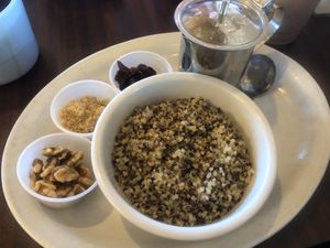 Quinoa bowl at The Peace Tree Juice Cafe in Moab