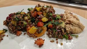 Quinoa tabbouleh at Wild at Heart in Manchester