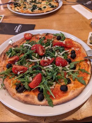 Pizza Veggie at Pizzeria Romantica in Bottrop