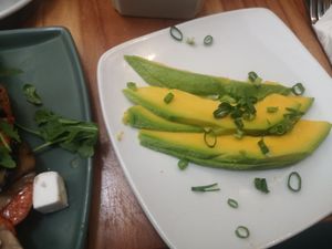 With extra avocado at Mahalo Snack Shack in Panama City