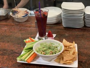 Homemade Guacamole and Chips  at El Colibrí Restaurant and Deli in Salinas