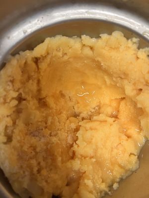 Passion fruit nieve Oaxaqueña   at El Colibrí Restaurant and Deli in Salinas