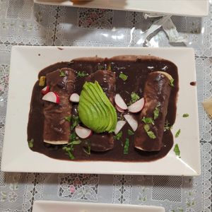 Enchiladas oaxacas at El Colibrí Restaurant and Deli in Salinas