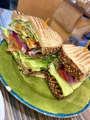 Veggie sandwich  at El Colibrí Restaurant and Deli in Salinas