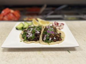 Vegan Tacos  at El Colibrí Restaurant and Deli in Salinas