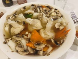 Wonton soup! It's been decades.... 🤤  at Walk the Wok in Portland