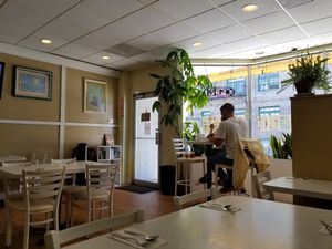 Inside at Walk the Wok in Portland