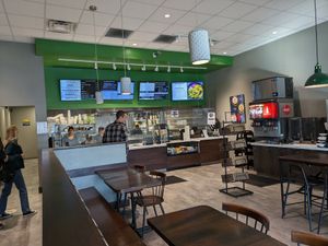 Inside at Rollz Rice Indian Kitchen in Columbus