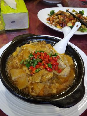 Mock entrails at Vegan - Wei Gen in Chengdu