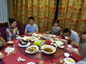 They couldnt believe it was vegan. at Vegan - Wei Gen in Chengdu