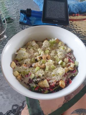 Varuna bowl at Varuna Plant-Based Food & Juice Bar in Manuel Antonio