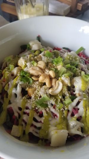 The Varuna bowl at Varuna Plant-Based Food & Juice Bar in Manuel Antonio