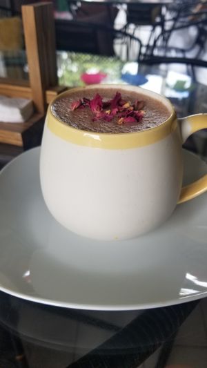 Cacao energy drink- order this! at Varuna Plant-Based Food & Juice Bar in Manuel Antonio