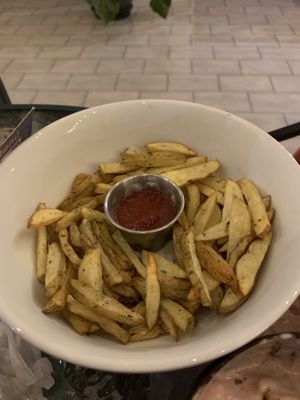 Air fries  at Varuna Plant-Based Food & Juice Bar in Manuel Antonio
