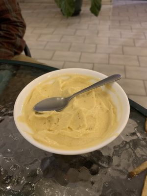 Mango nice cream  at Varuna Plant-Based Food & Juice Bar in Manuel Antonio