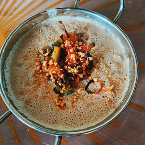 Peanut curry noodles  at Varuna Plant-Based Food & Juice Bar in Manuel Antonio