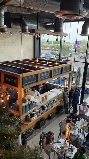 Indoor seating   at Madison & Heig in Kuwait City